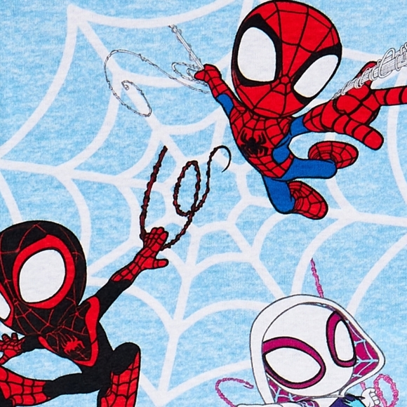 NWT 2pc Spiderman short-sleeved pajamas - Picture 2 of 8